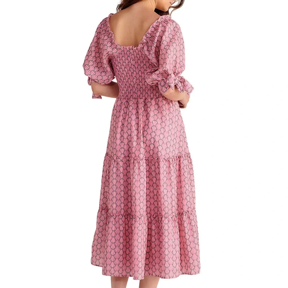 PEIXOTO PINK PALOMA SEASHELL DRESS Size Medium NWT - Picture 2 of 8